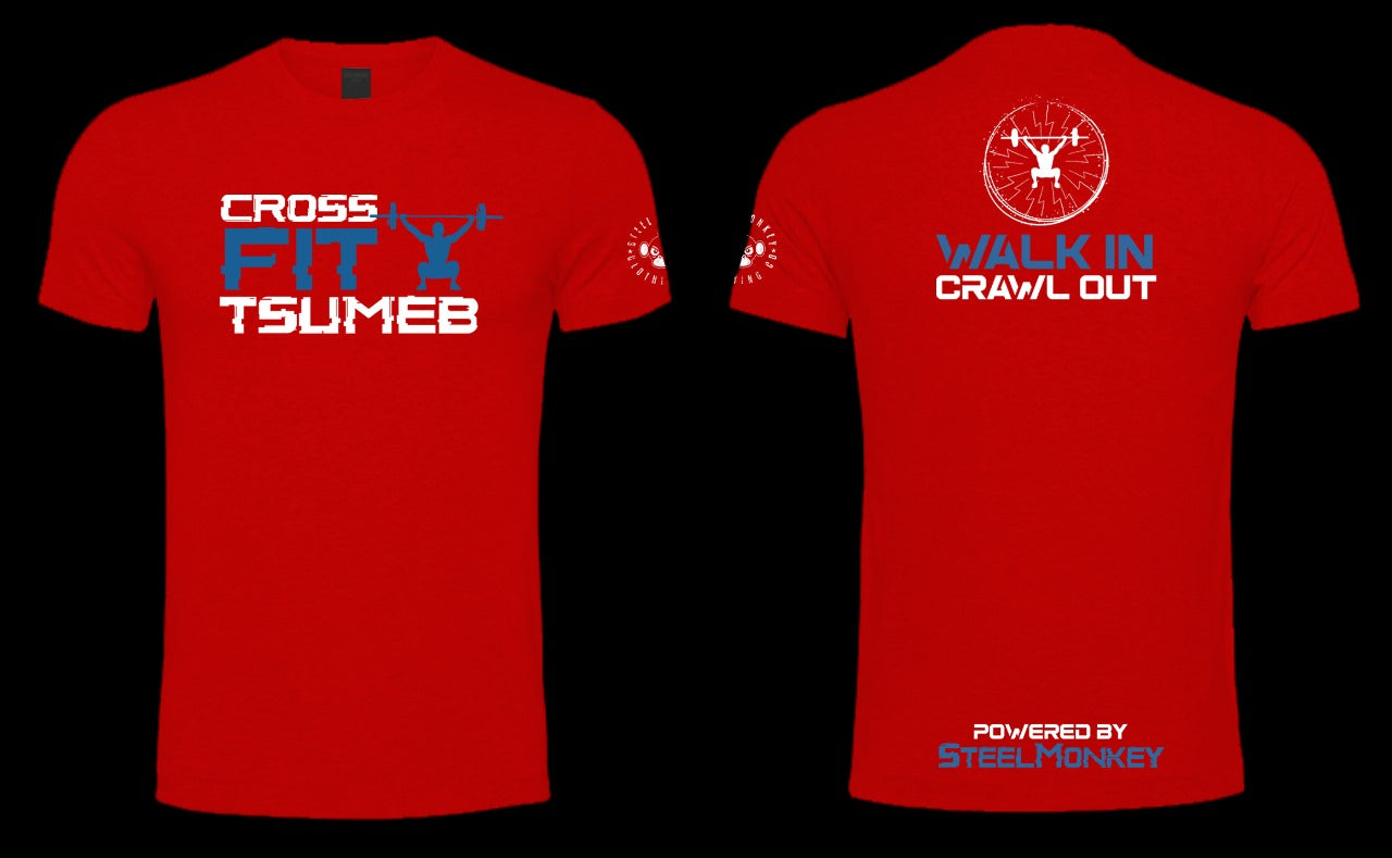 CF Namibia - Tshirt - Walk in, Crawl out - Red