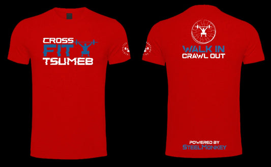 CF Namibia - Tshirt - Walk in, Crawl out - Red