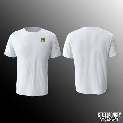 AUJN Media - White - Cotton - Pocket - T-Shirt