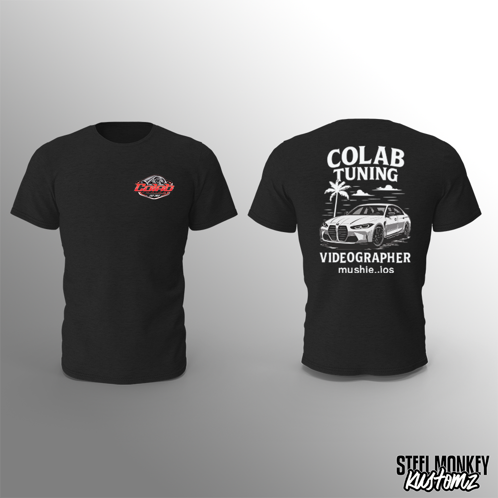Colab Tuning - BMW - T-Shirt - Black - Videographer