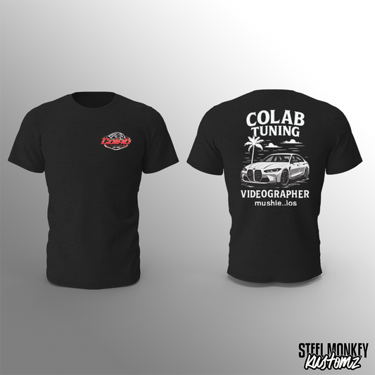 Colab Tuning - BMW - T-Shirt - Black - Videographer