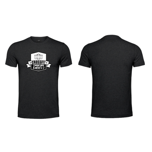 Smoking Barrels Men's T-Shirt - Black (White)