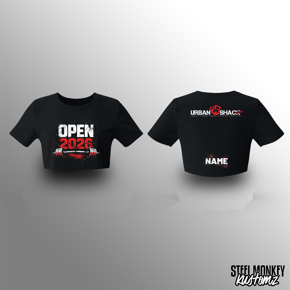 Urban Shack Open - T-Shirts -  Ladies - Crop Top - 2026