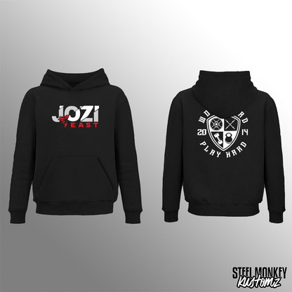 Jozi East - Work Hard - Black - Hoodie