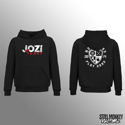 Jozi East - Work Hard - Black - Hoodie