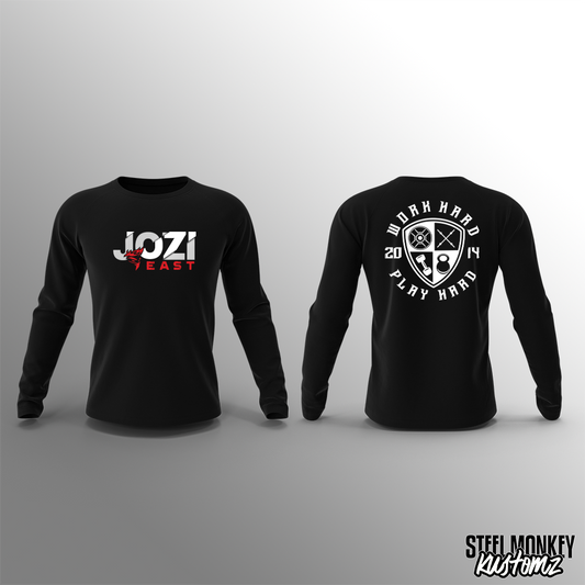 Jozi East - Work Hard - Black - Long Sleeve