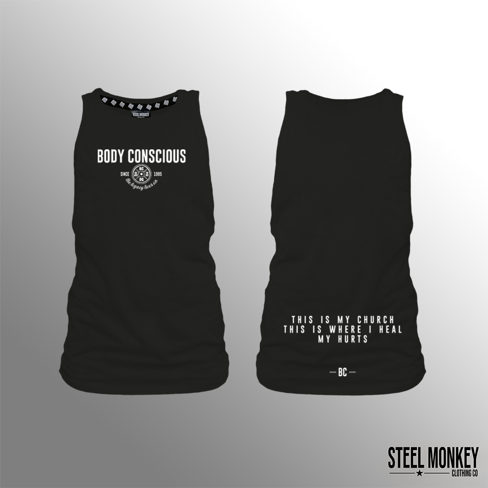 Body Conscious - Muscle Tank - Black