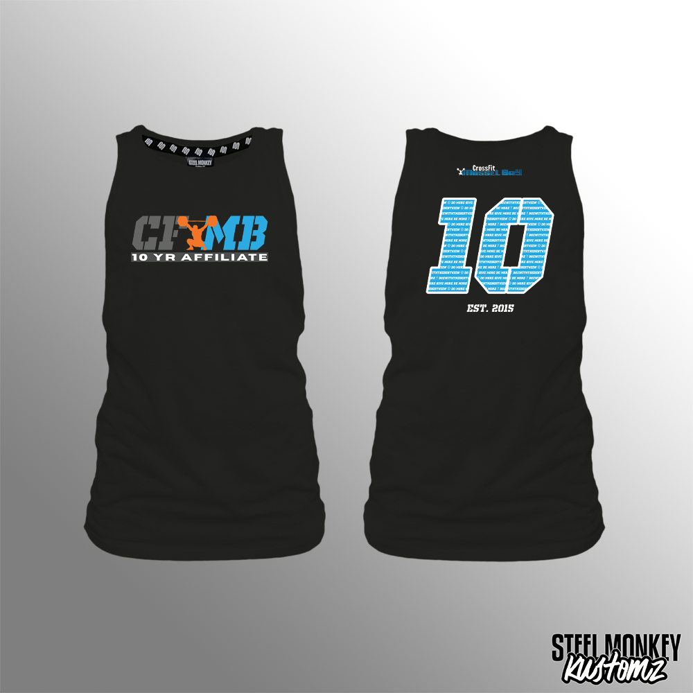 CrossFit Mossel Bay - Muscle Tank -  10years