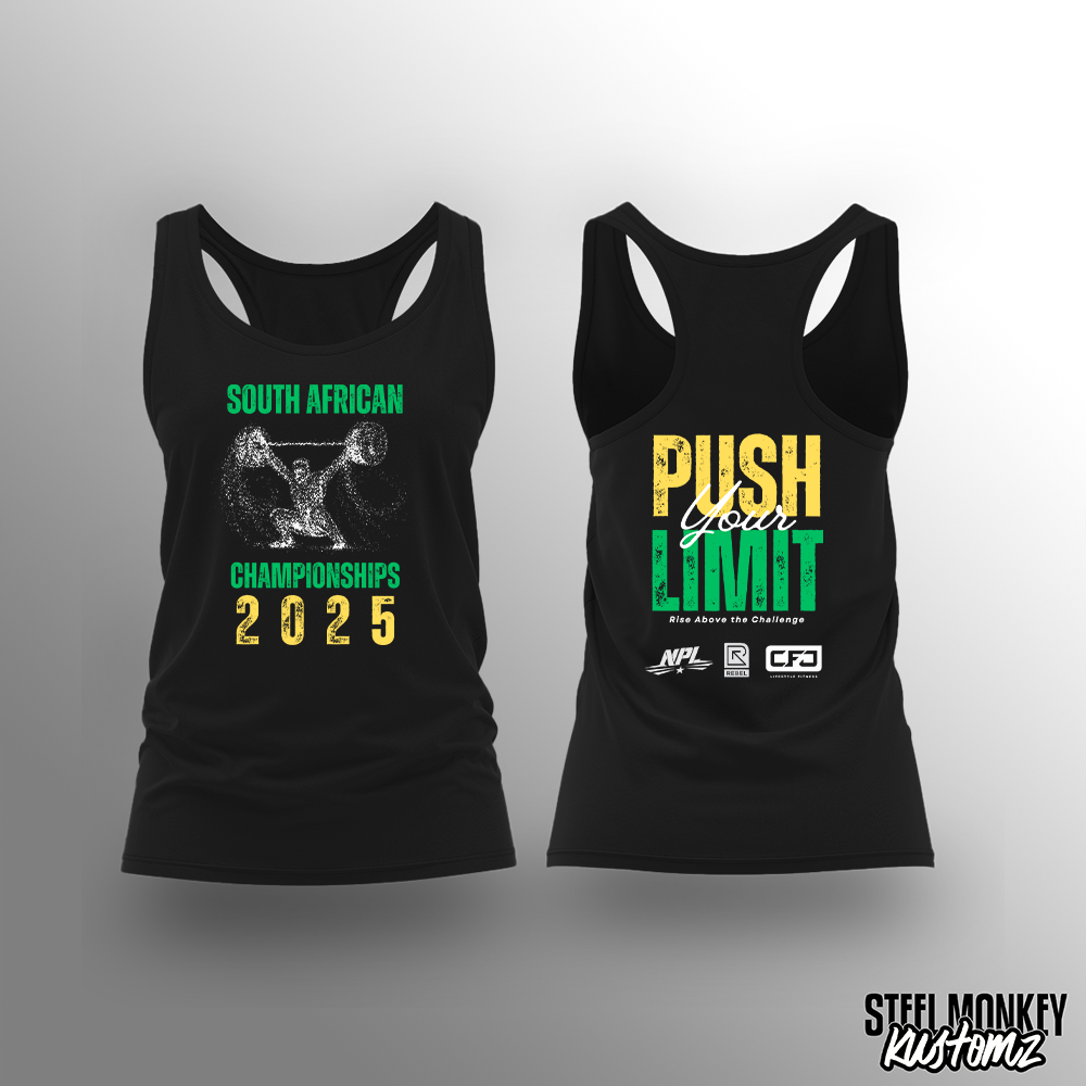 SA Weightlifting - Ladies - Vests - Push your Limits