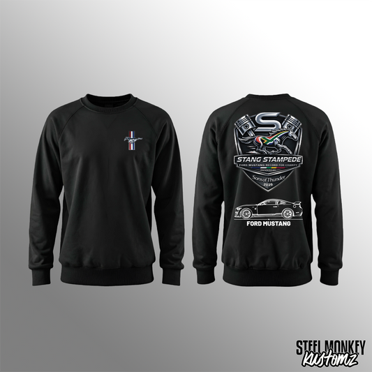 Stang Stampede - Sweater - Black