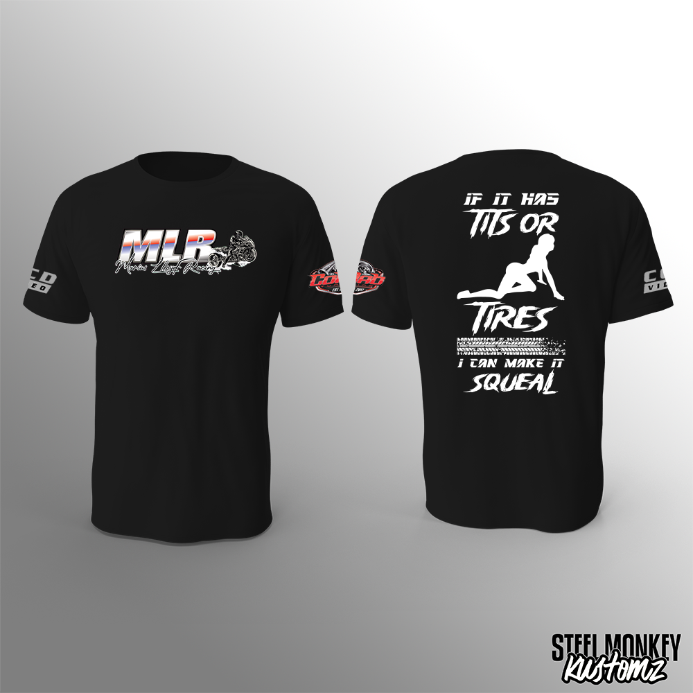 Marius Lloyd Racing - T-Shirt - Black - Tits or Tires