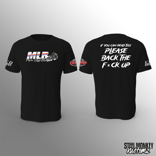 Marius Lloyd Racing - T-Shirt - Black - Back Up