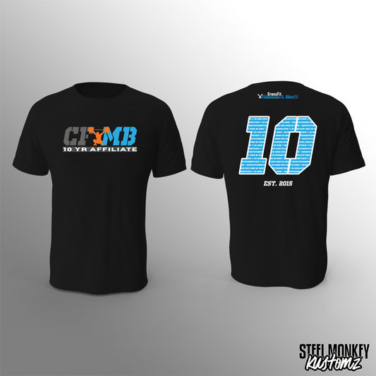 CrossFit Mossel Bay - T-Shirt -  10years