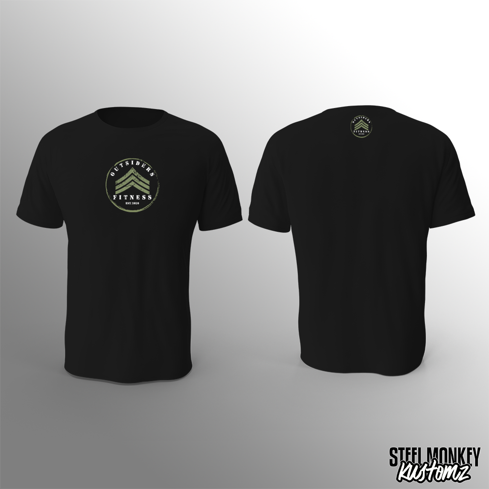 Outsiders Fitness  - T-Shirt - Black