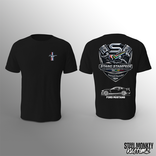 Stang Stampede  - T-Shirt - Black