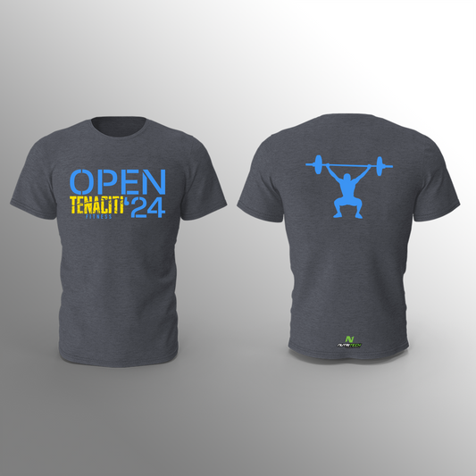 Tenaciti Fitness - T-Shirt - Open24 - Blue