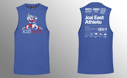 Jozi East - Athlete - Blue - Muscle Tanks