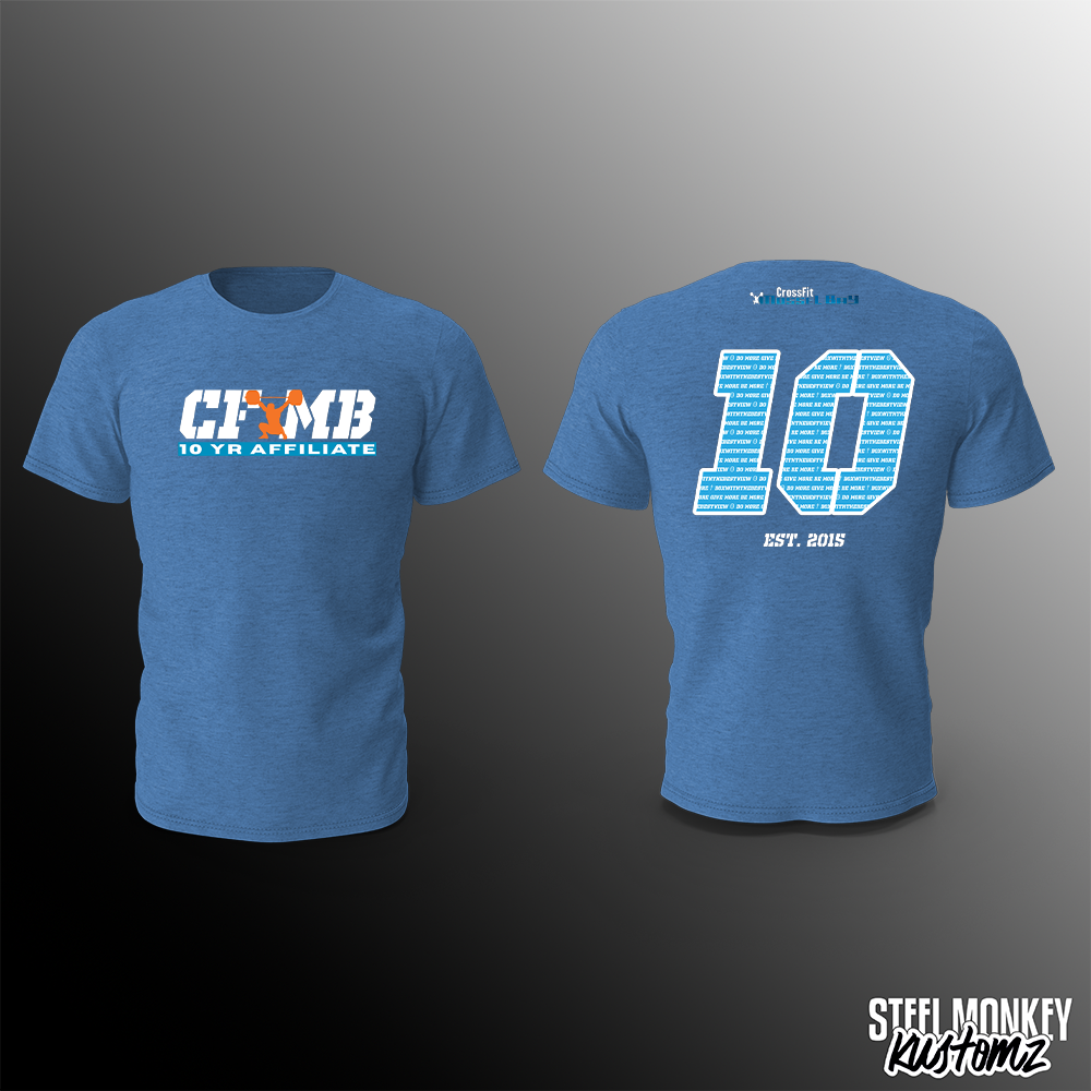 CrossFit Mossel Bay - T-Shirt -  10years