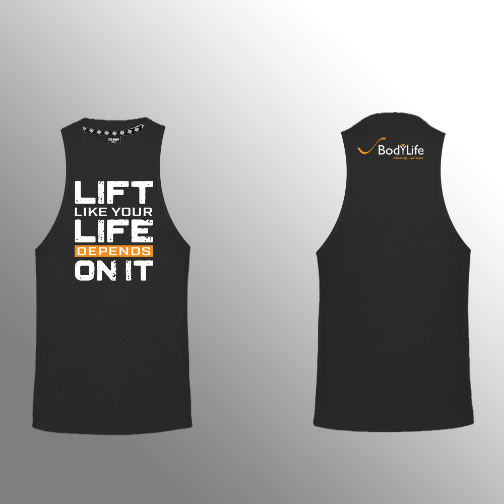 Body Life - Muscle Tank - Ladies - White print