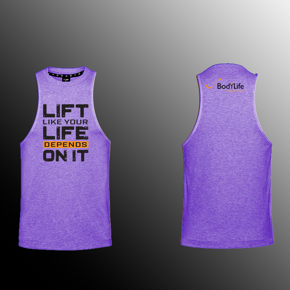 Body Life - Muscle Tank - Ladies - Black print