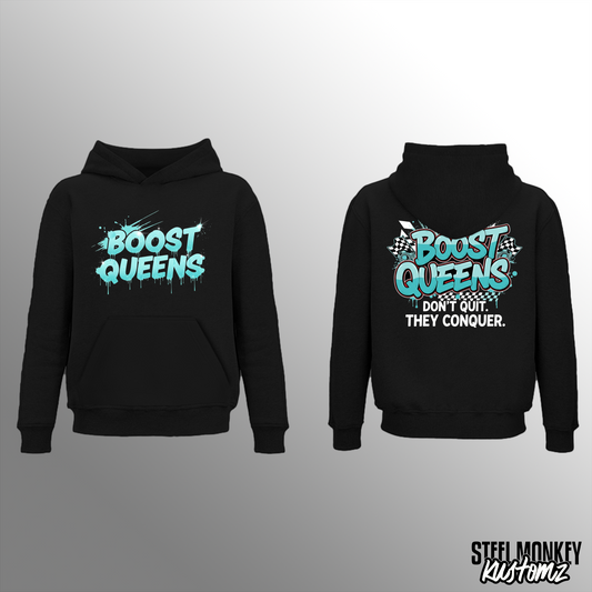 Boost Queens - Black - Ladies - Blue - Hoodie