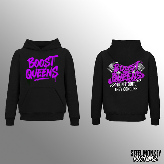 Boost Queens - Black - Ladies - Purple - Hoodie
