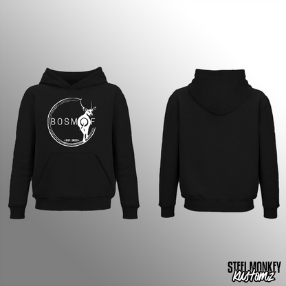 Bosmof - Black Hoodie - Design 1