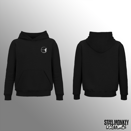 Bosmof - Black Hoodie - Design 2