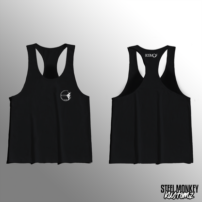 Bosmof - Mens - Black - Stringer Vest - Design 2