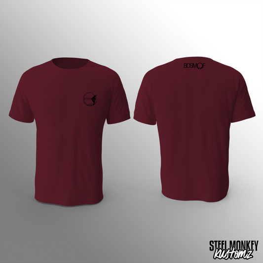 Bosmof - Burgundy - T-Shirt - Design 2