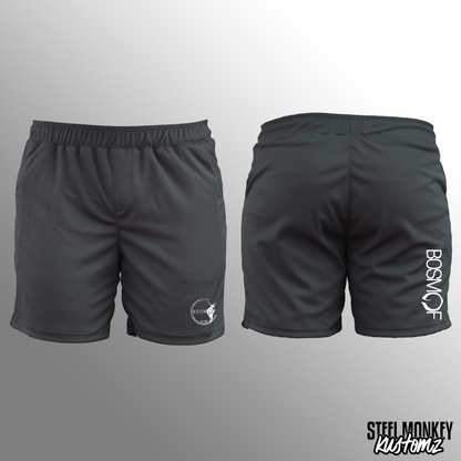 Bosmof - Shorts - Charcoal - Design 1
