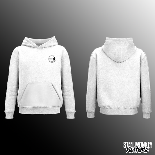 Bosmof - White  Hoodie - Design 2