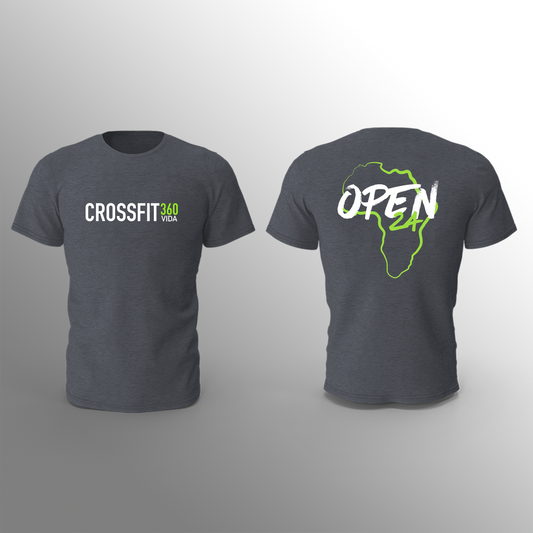 CrossFit 360 Vida - T-Shirt - Open24 - Charcoal