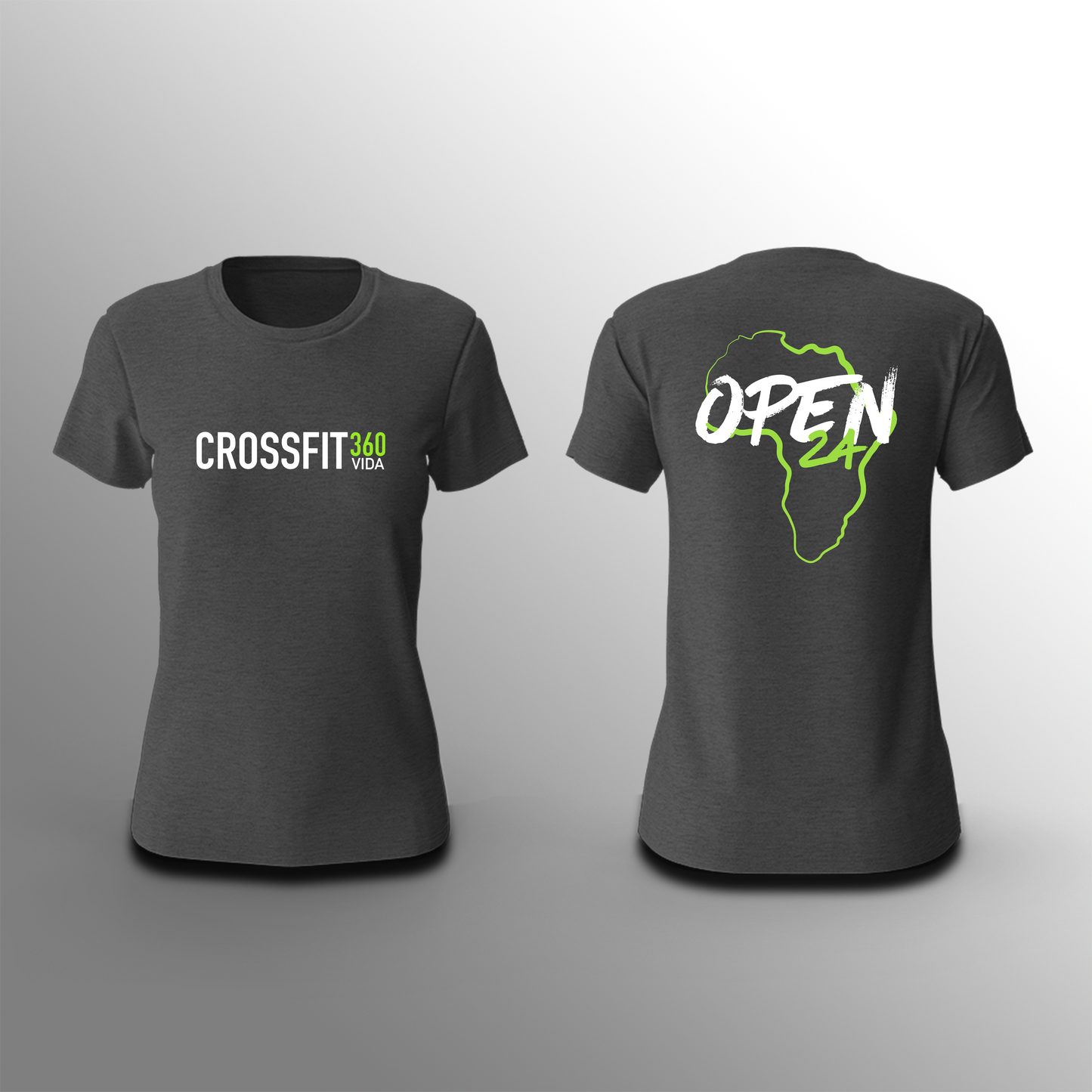 CrossFit 360 Vida - T-Shirt - Open24 - Charcoal