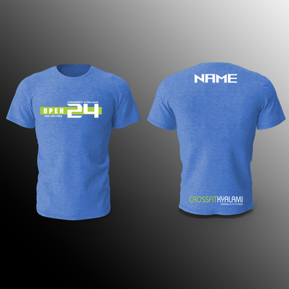 CrossFit Kyalami - T-Shirt - Open24 - Blue