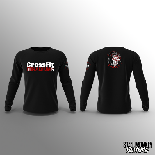 CrossFit Radium - Long Sleeve - Black - Red - Unisex