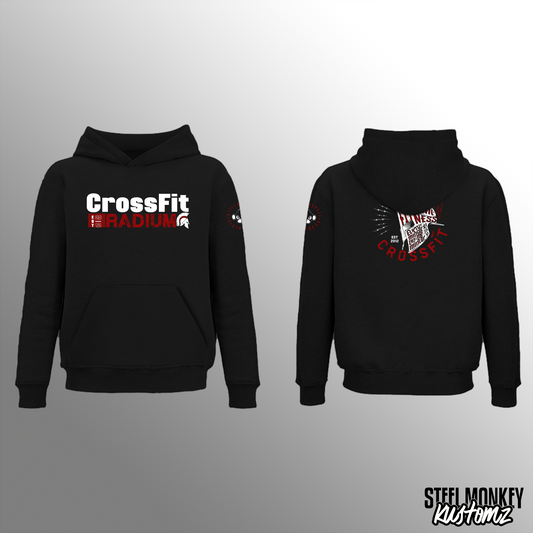 CrossFit Radium - Hoodie - Black - Red