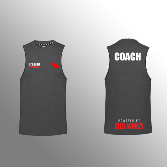 CrossFit Taniwha - Coaches - Muscle Tank - Charcoal