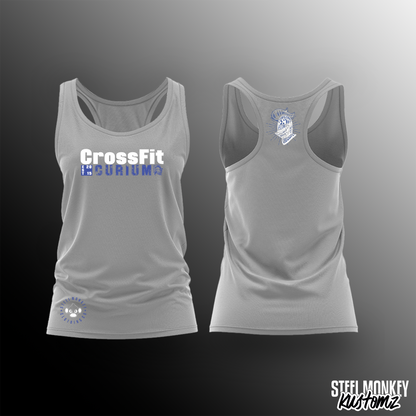CrossFit Curium - Ladies - Grey - Vest - White & Blue