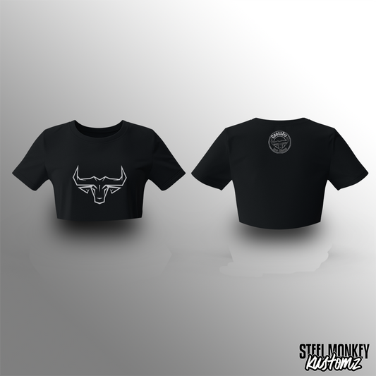 CrossFit East London - Merch - Crop Top T-Shirts - Buffalo Head