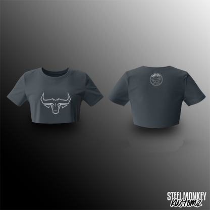 CrossFit East London - Merch - Crop Top T-Shirts - Buffalo Head