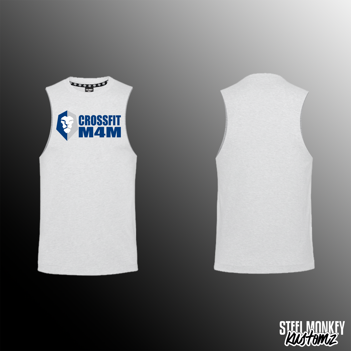 CrossFit M4M - Muscle Tank - Mens - White