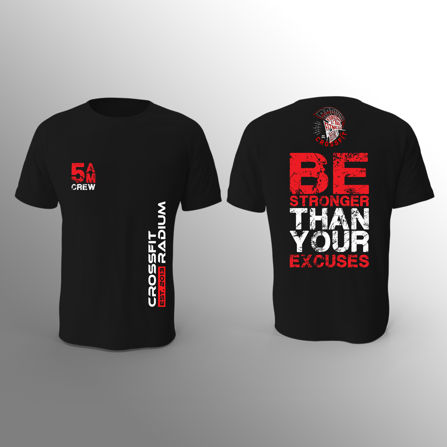 CrossFit Radium - T-Shirt - Black - 5AM