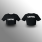 Cantrel - Ladies - Crop Top - T-Shirt - Black