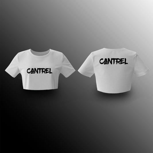 Cantrel - Ladies - Crop Top - T-Shirt - White