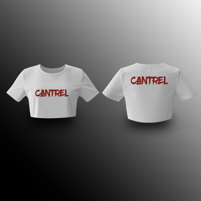 Cantrel - Ladies - Crop Top - T-Shirt - White