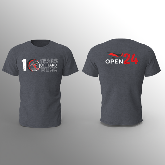 Jozi East - Open24 - Charcoal - T-Shirts