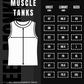 Yard21 Fitness - Mens Muscle Tank - Charcoal