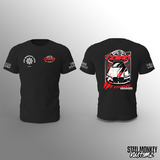 Colab Tuning - BMW - T-Shirt - Black - Killmode/SnowFlake