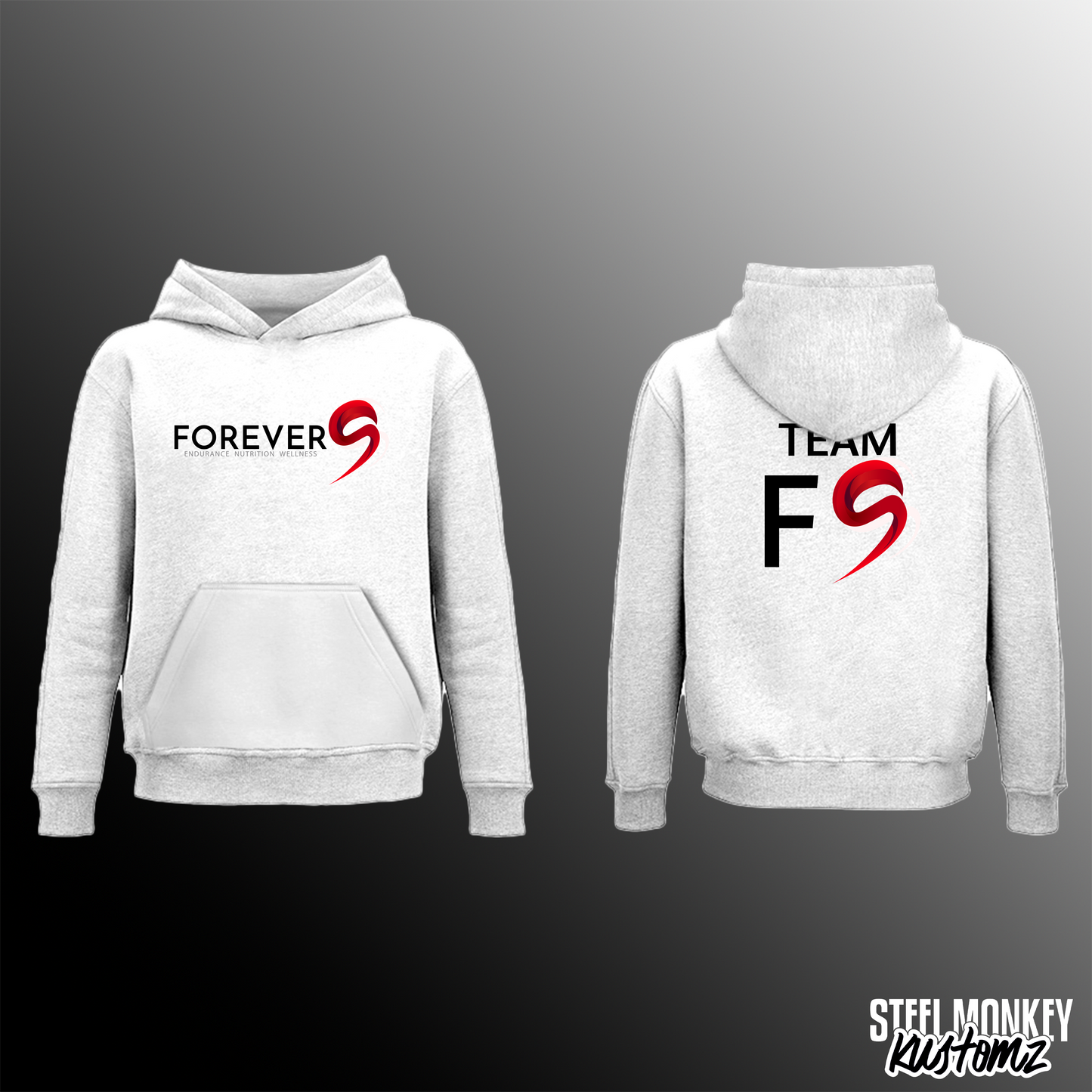 Forever 9 - Hoodie - White